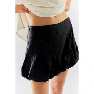 NWT Geel Cloud Mini Skirt Low Rise Bubble Black Free People Small
